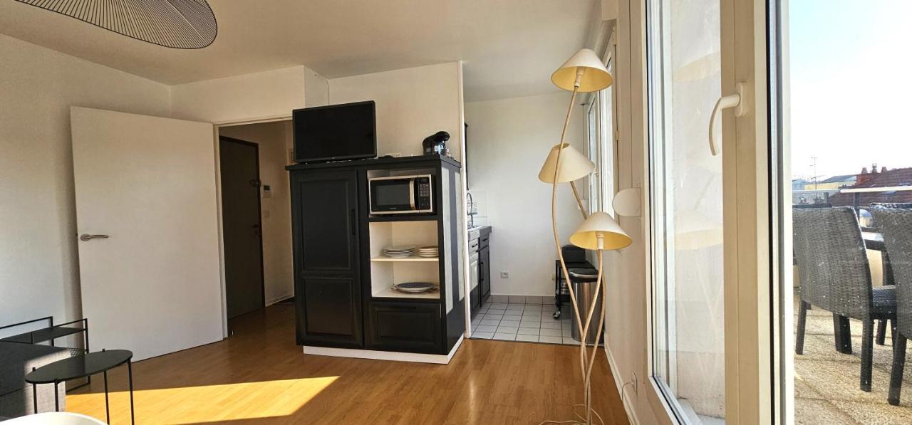 Charmant Appartement Proche Centre Ville Reims Exterior foto